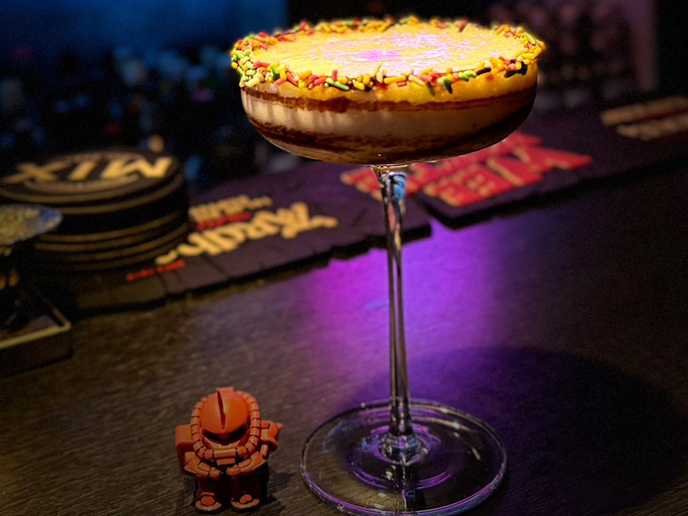 チョコバナナのカクテル